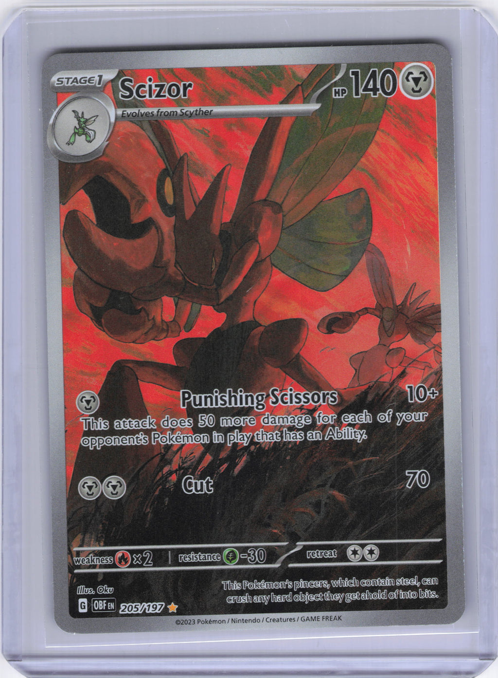 Scizor - 205/197 - SV03: Obsidian Flames (OBF)