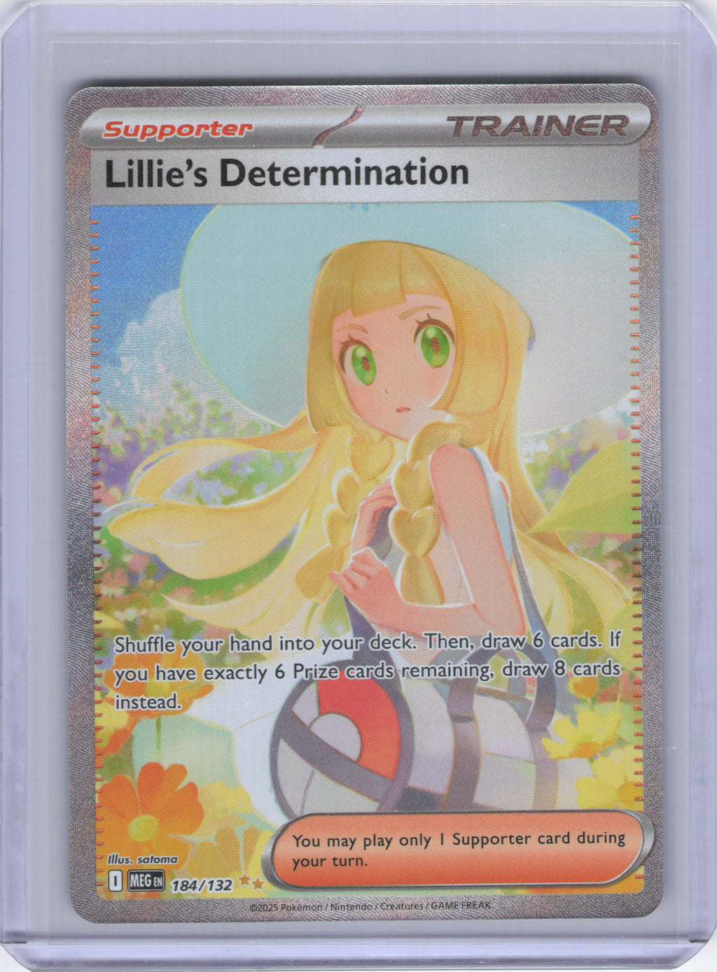 Lillie's Determination - 184/132 - ME01: Mega Evolution (MEG)