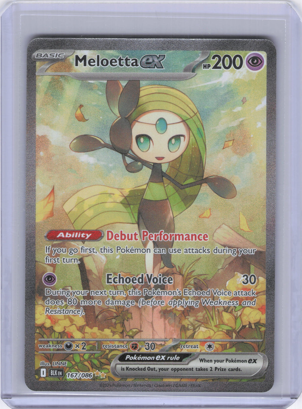 Meloetta ex - 167/086 - SV: Black Bolt (BLK)