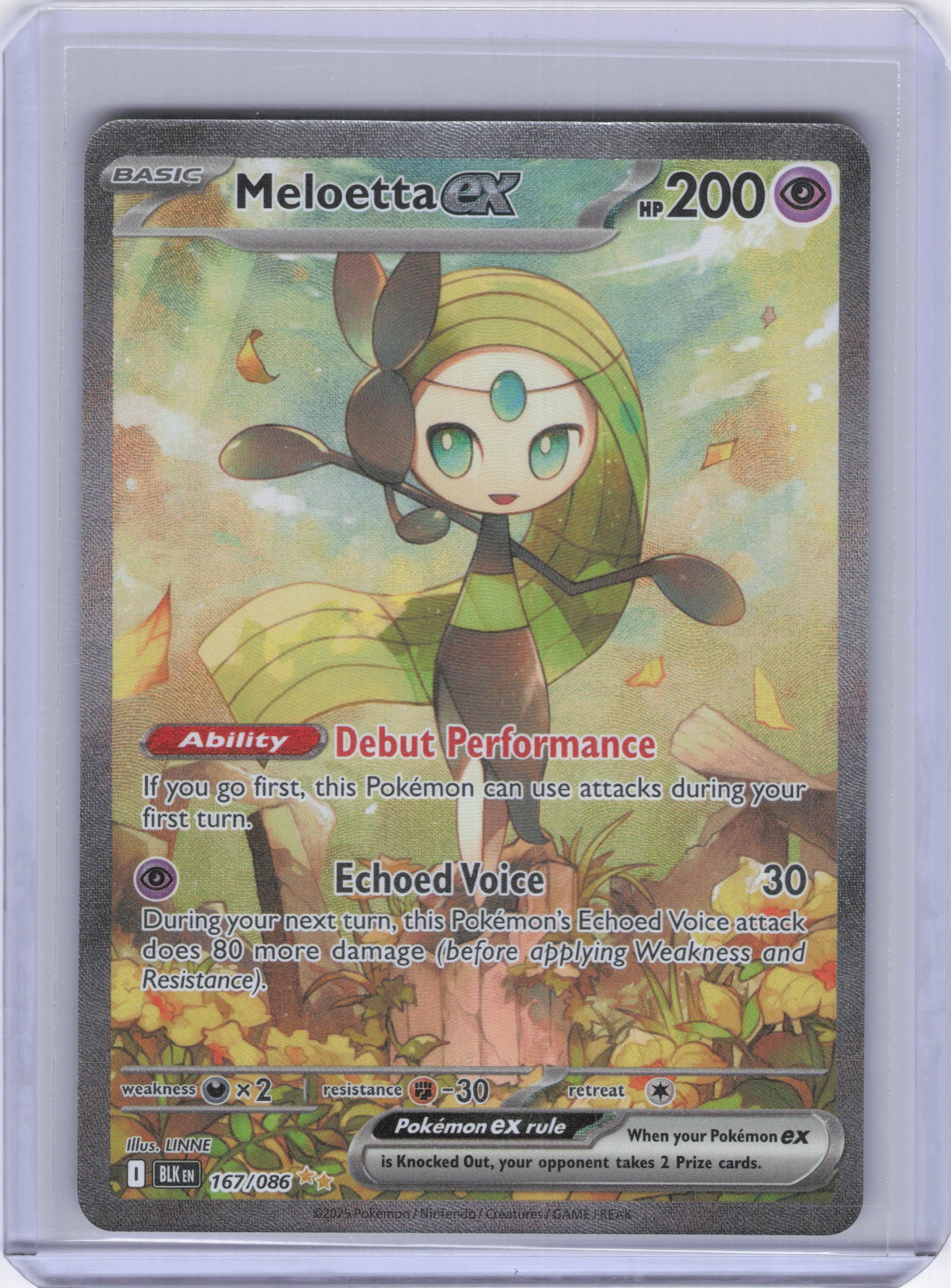 Meloetta ex - 167/086 - SV: Black Bolt (BLK)