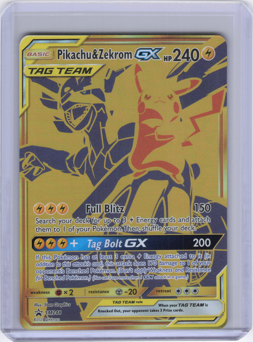 Pikachu & Zekrom GX - SM248 - SM Promos (SMP)
