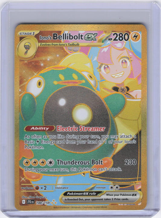 Iono's Bellibolt ex - 188/159 - SV09: Journey Together (JTG)