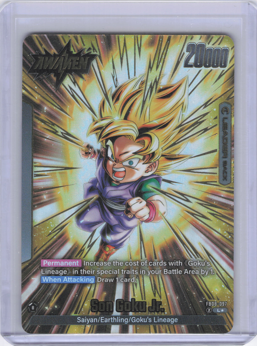 Son Goku Jr. - FB08-097 (Alternate Art) - Saiyan's Pride (FB08)