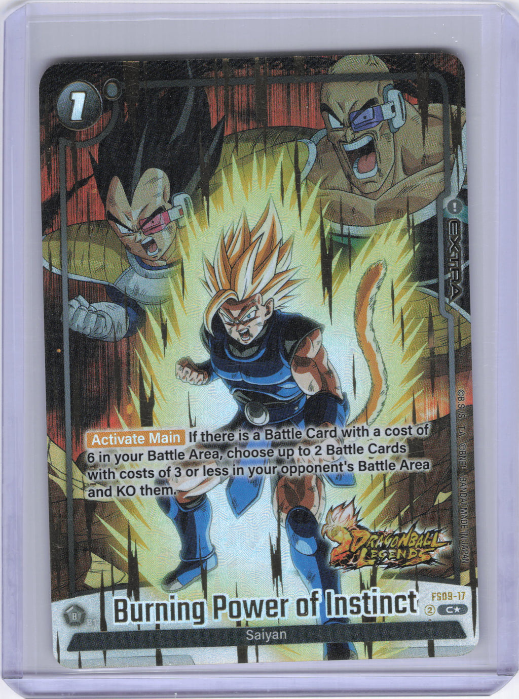 Burning Power of Instinct (Bonus Pack Alternate Art) - Starter Deck 9: Shallot (FS09)