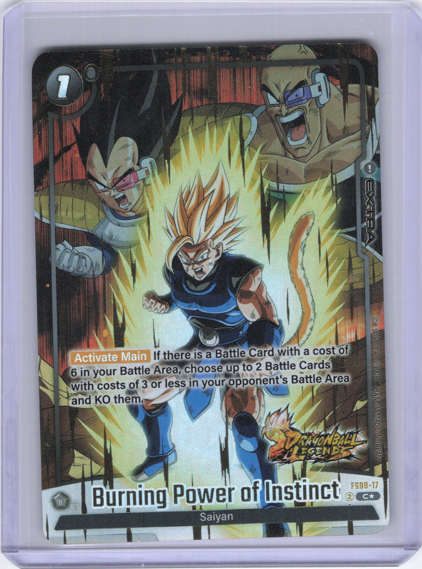 Burning Power of Instinct (Bonus Pack Alternate Art) - Starter Deck 9: Shallot (FS09)