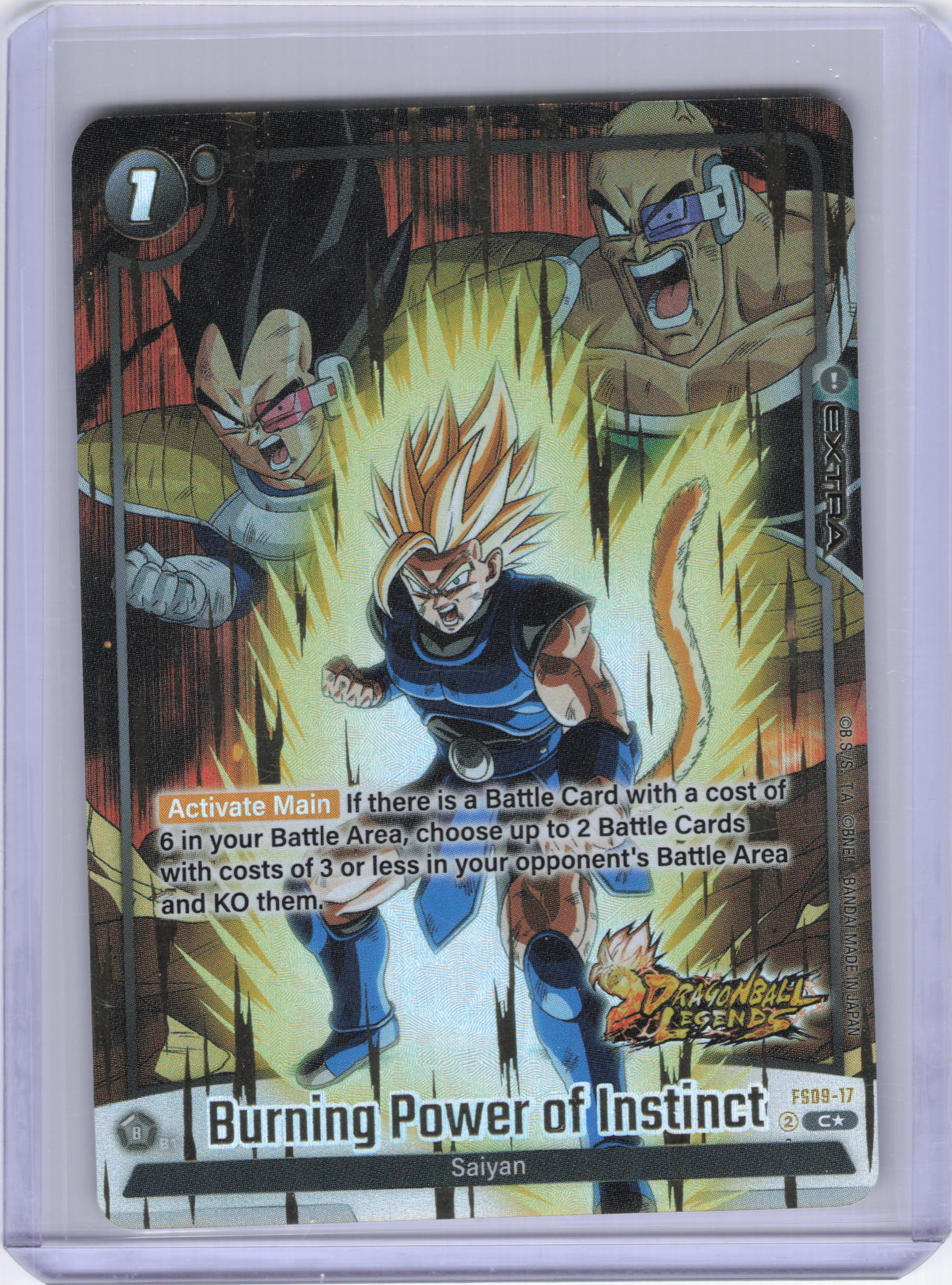 Burning Power of Instinct (Bonus Pack Alternate Art) - Starter Deck 9: Shallot (FS09)