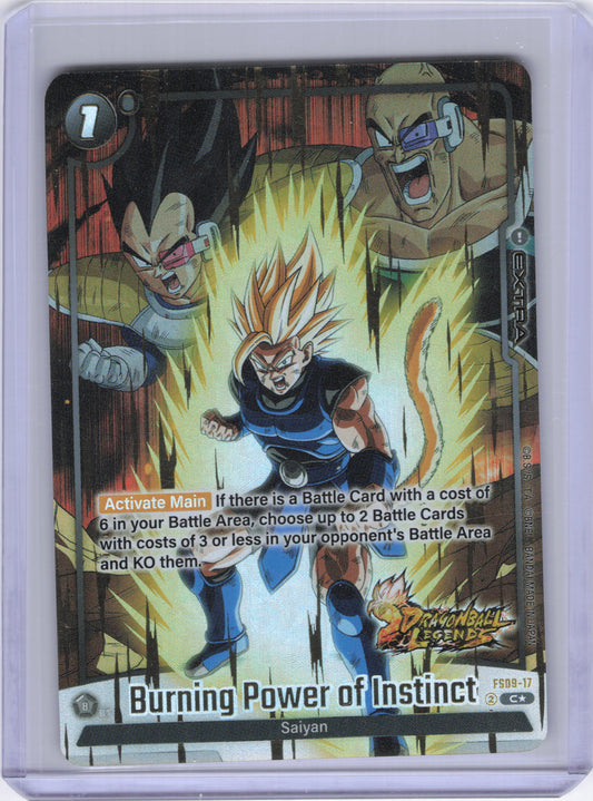 Burning Power of Instinct (Bonus Pack Alternate Art) - Starter Deck 9: Shallot (FS09)