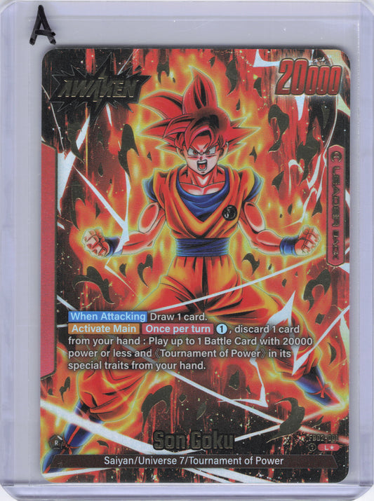 Son Goku - FB02-001 (Alternate Art) - Blazing Aura Son Goku - FB01-015 (Alternate Art) - Awakened Pulse (FB01)FB02) (Copy)