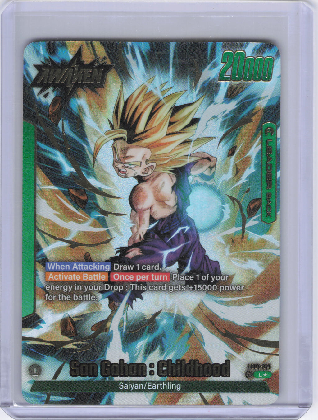 Son Gohan : Childhood - FB01-071 (Alternate Art) - Awakened Pulse (FB01)