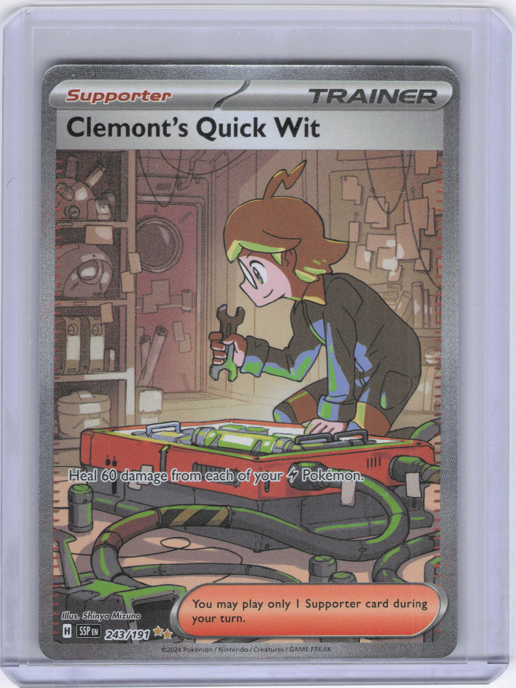 Clemont's Quick Wit - 243/191 - SV08: Surging Sparks (SSP)
