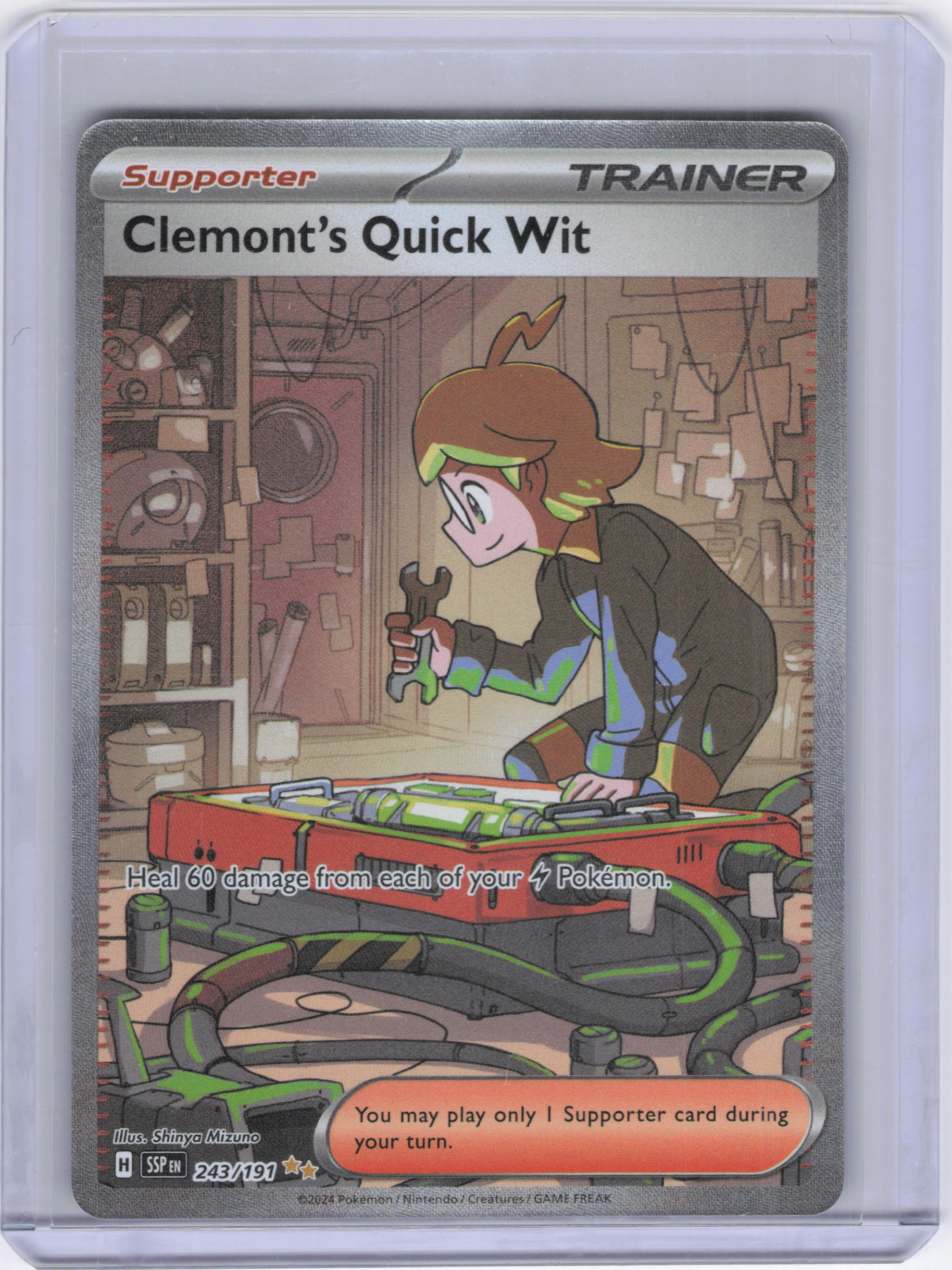 Clemont's Quick Wit - 243/191 - SV08: Surging Sparks (SSP)