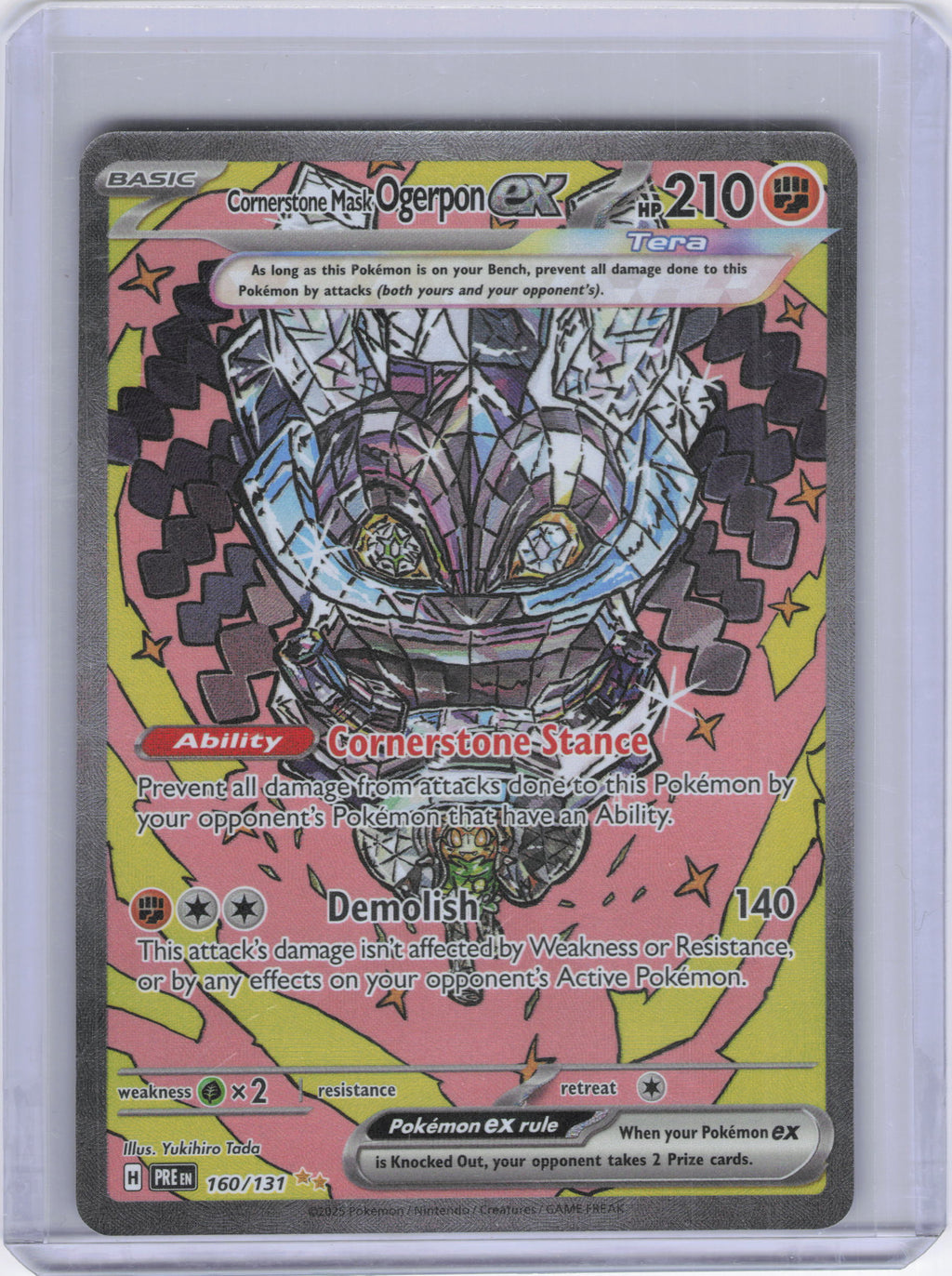 Cornerstone Mask Ogerpon ex - 160/131 - SV: Prismatic Evolutions (PRE)