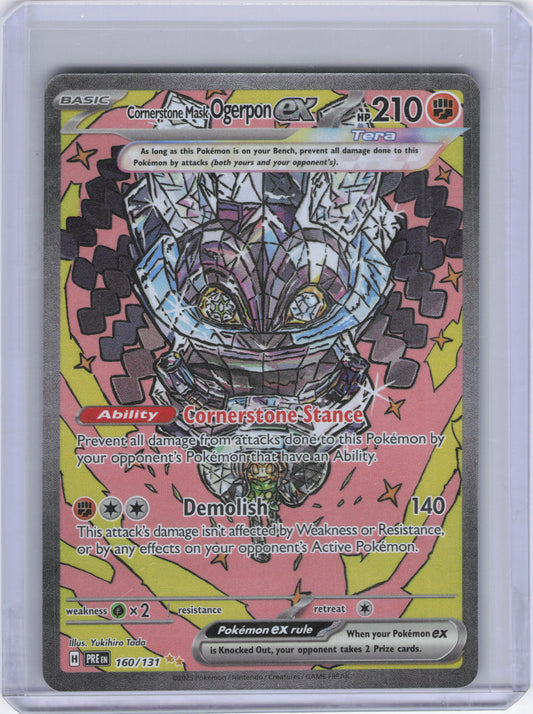 Cornerstone Mask Ogerpon ex - 160/131 - SV: Prismatic Evolutions (PRE)