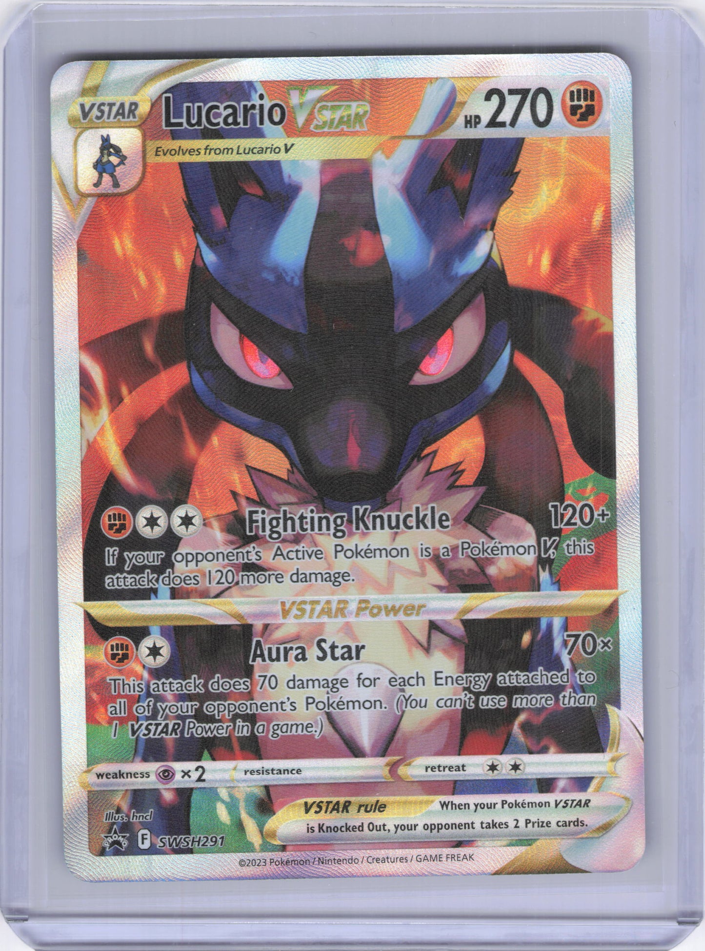 Lucario VSTAR - SWSH291 - SWSH: Sword & Shield Promo Cards (SWSD)