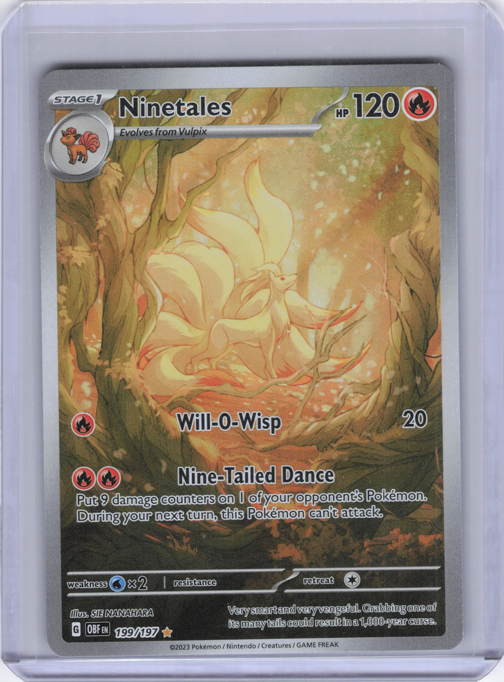 Ninetales -199/197 - SV03: Obsidian Flames (OBF)