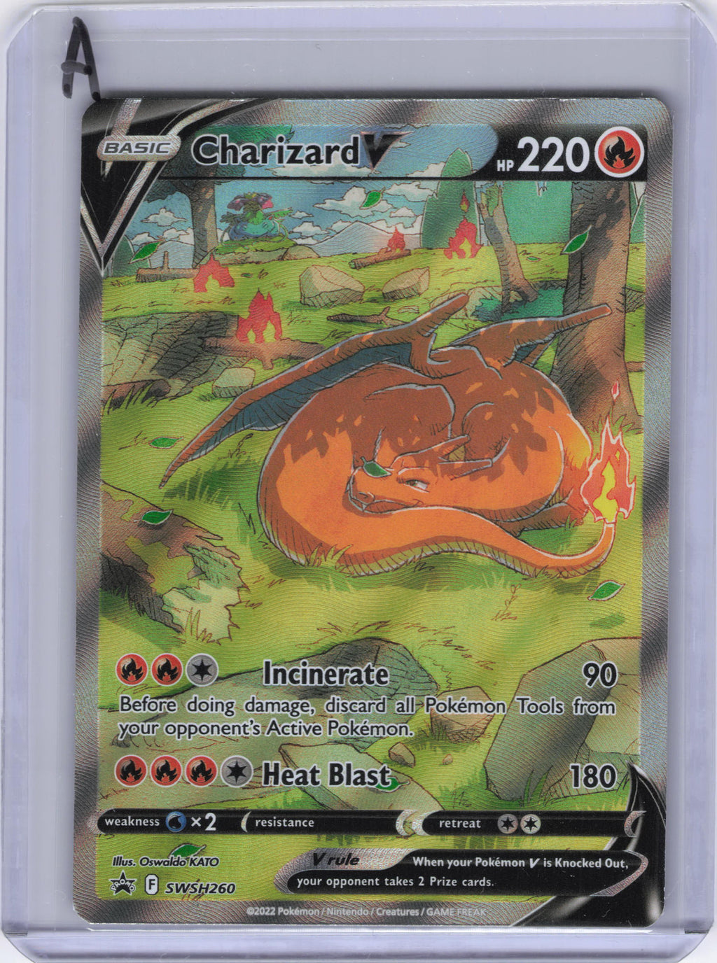 Charizard V - SWSH260 - SWSH: Sword & Shield Promo Cards (SWSD)