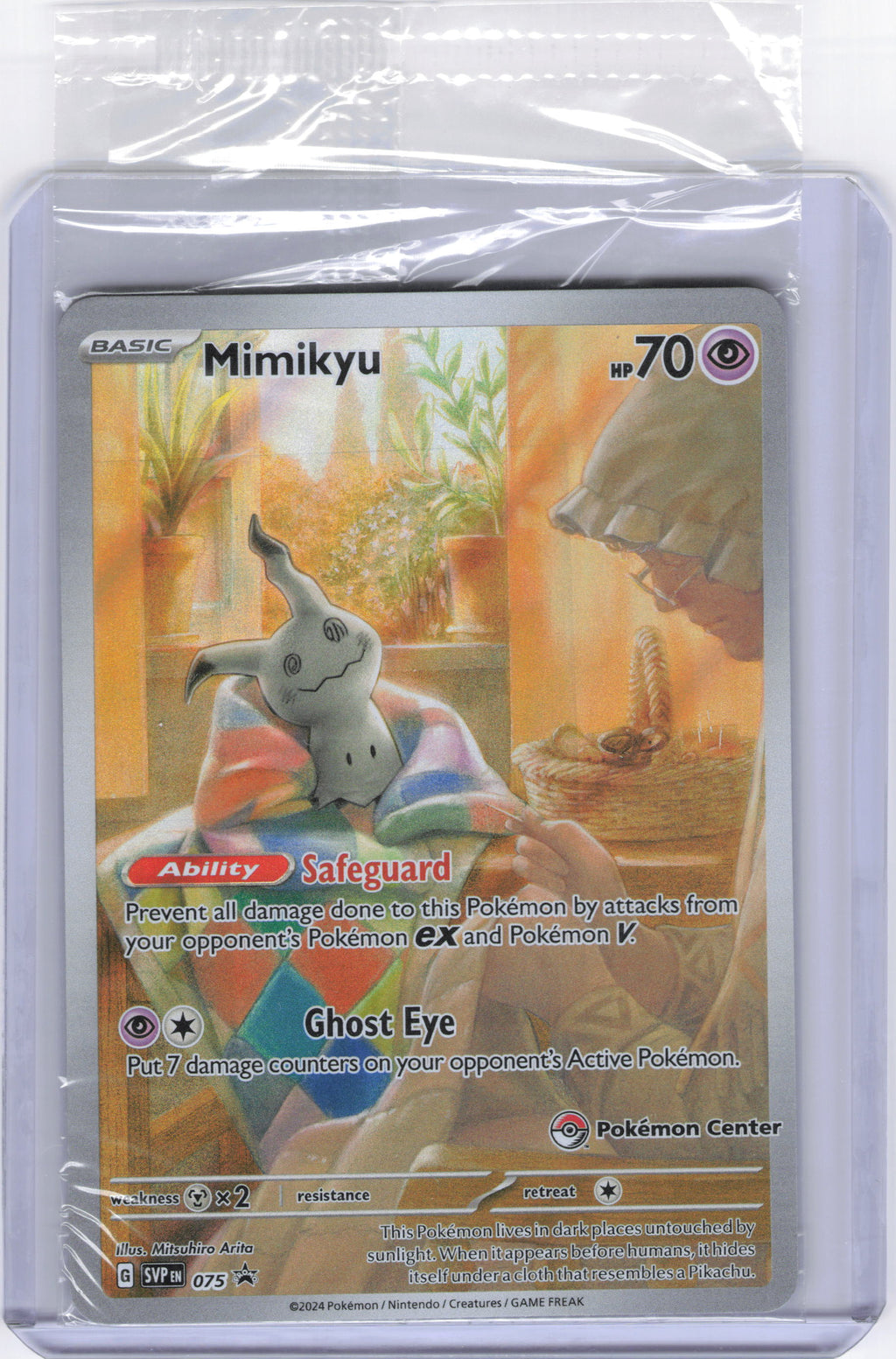 Mimikyu - 075 (Pokemon Center Exclusive) - SV: Scarlet & Violet Promo Cards (SVP)