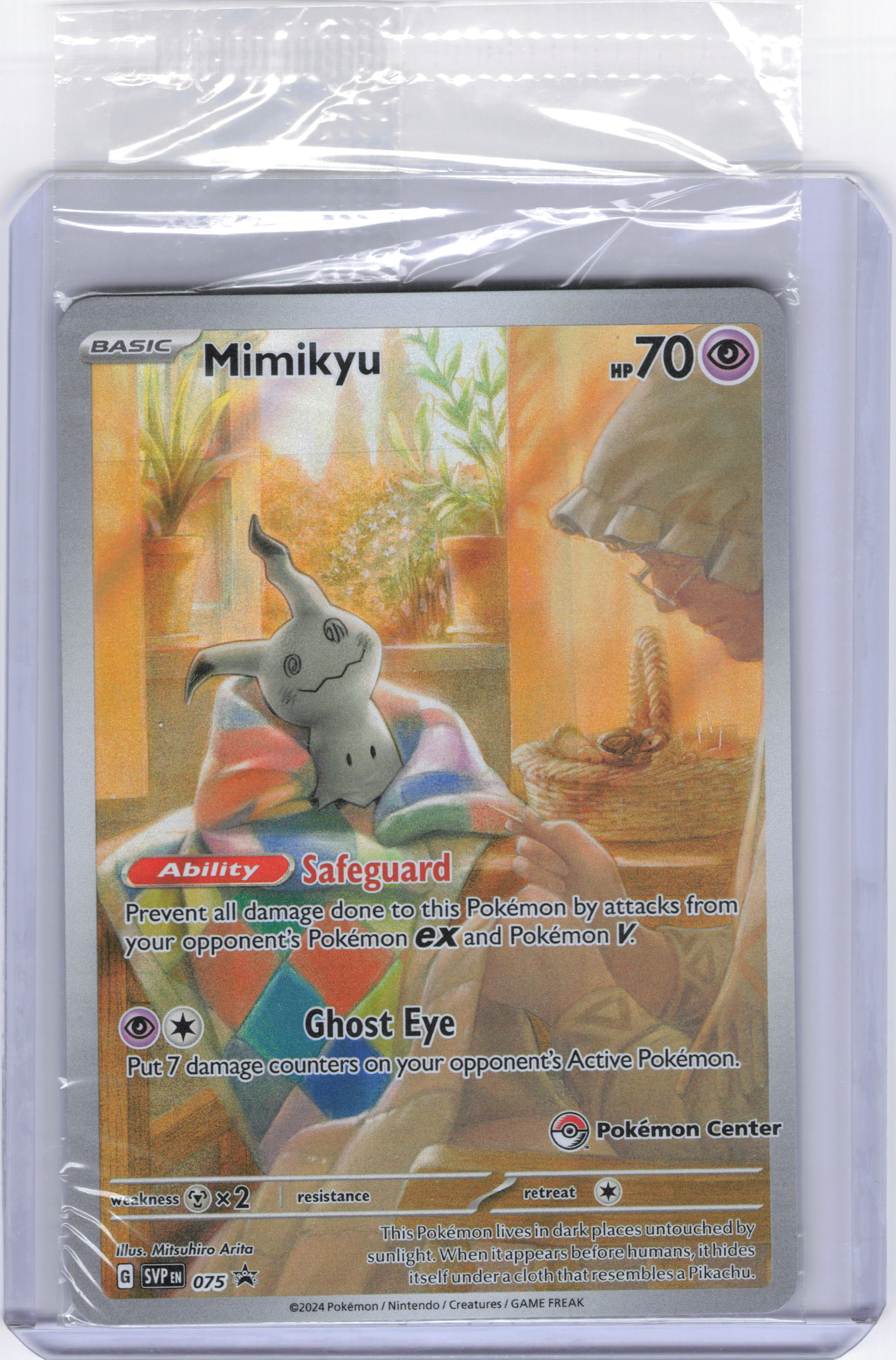 Mimikyu - 075 (Pokemon Center Exclusive) - SV: Scarlet & Violet Promo Cards (SVP)