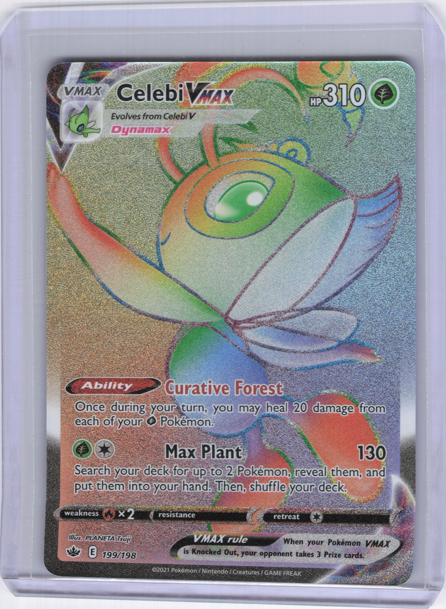Celebi VMAX (Secret) - SWSH06: Chilling Reign (SWSH06)