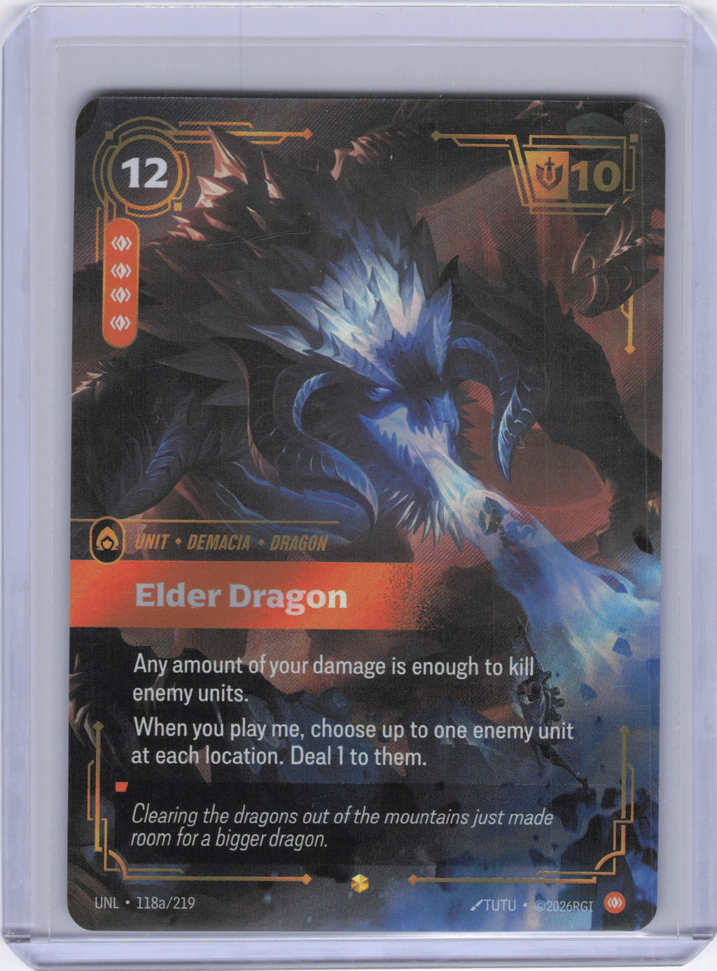 Elder Dragon (Alternate Art) - Unleashed (UNL)