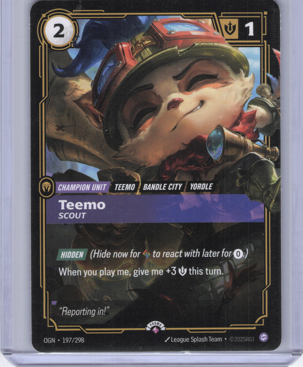 Teemo - Scout - Riftbound Promotional Cards (PR)