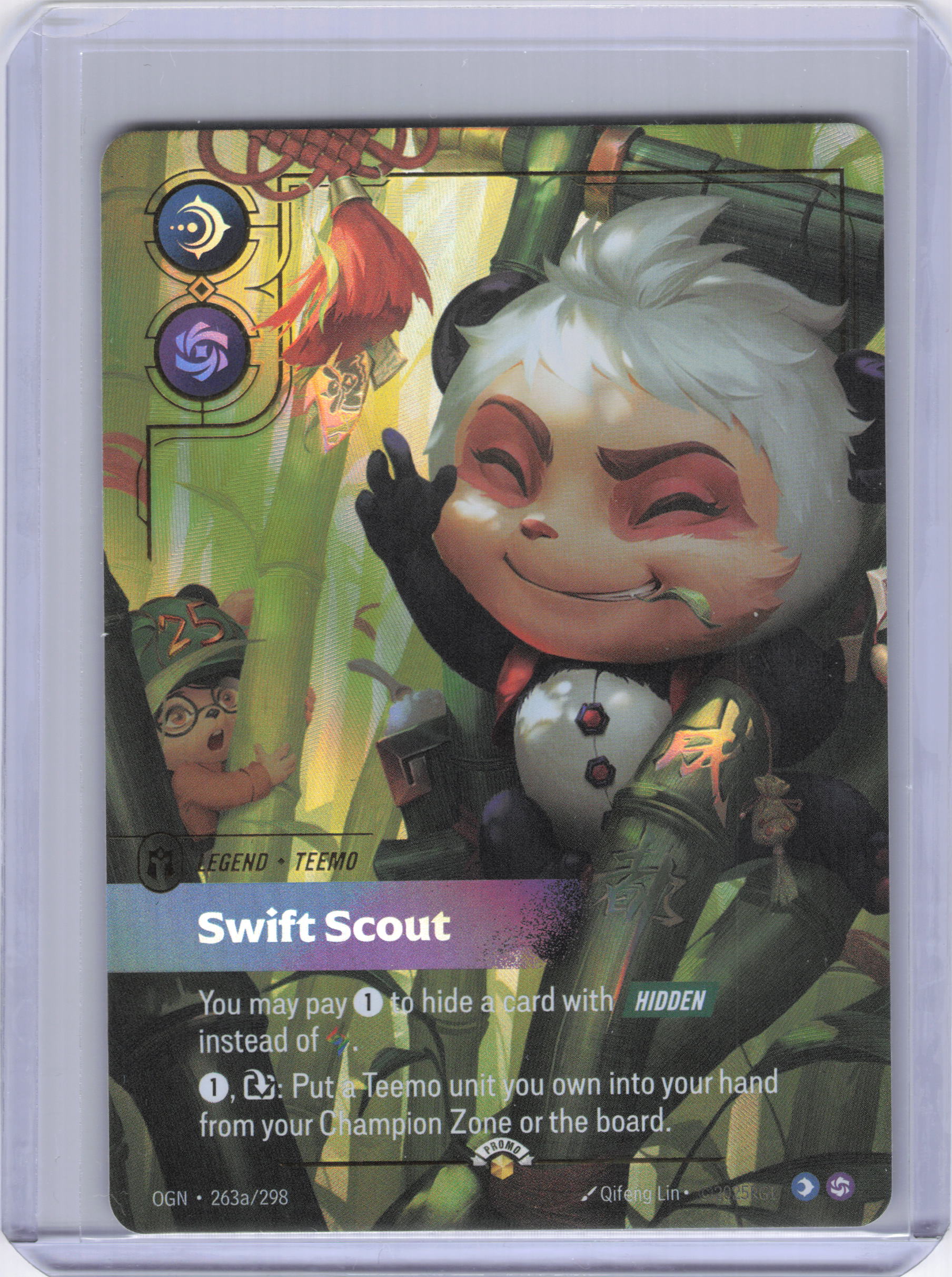 Teemo - Swift Scout (Alternate Art) - Riftbound Promotional Cards (PR)