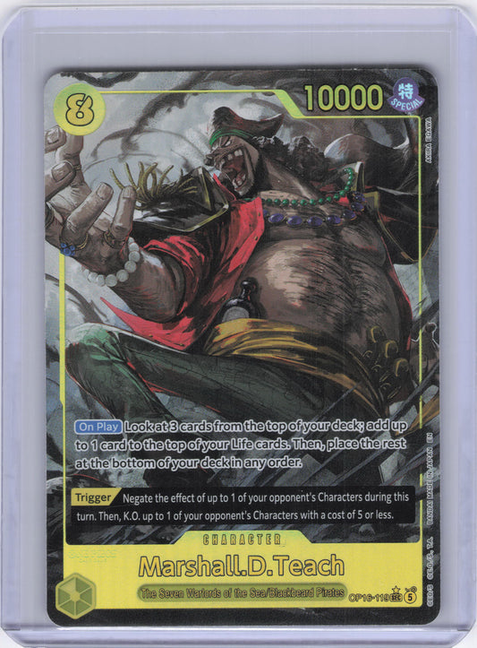 Marshall.D.Teach (119) (Alternate Art) - The Time of Battle (OP16)