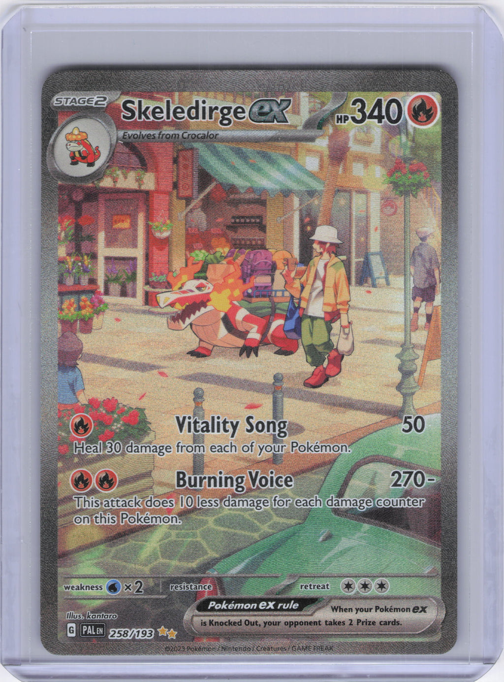 Skeledirge ex - 258/193 - SV02: Paldea Evolved (PAL)