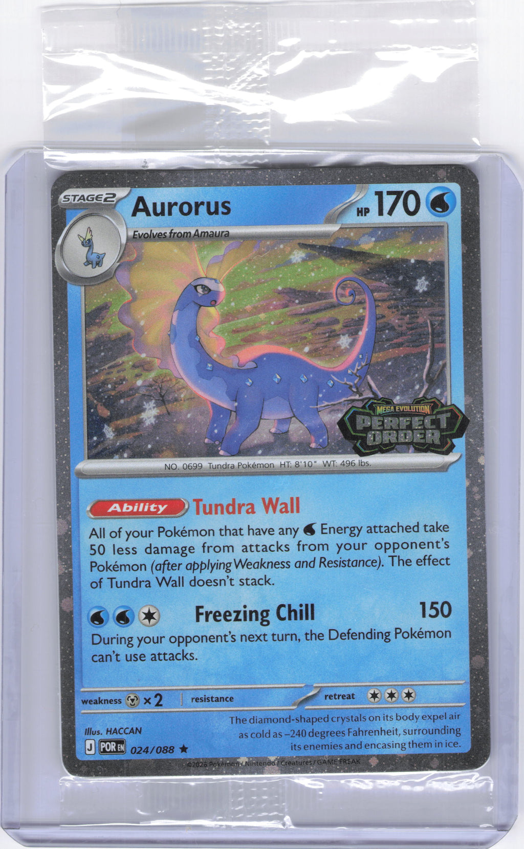 Aurorus (Perfect Order Stamped) - Miscellaneous Cards & Products (MCAP)