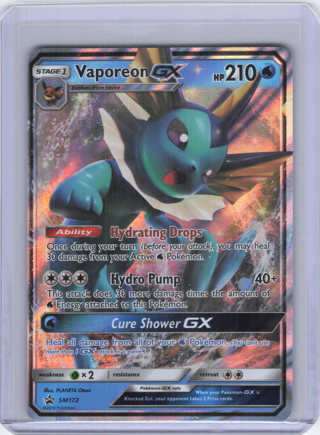 Vaporeon GX - SM172 - SM Promos (SMP)