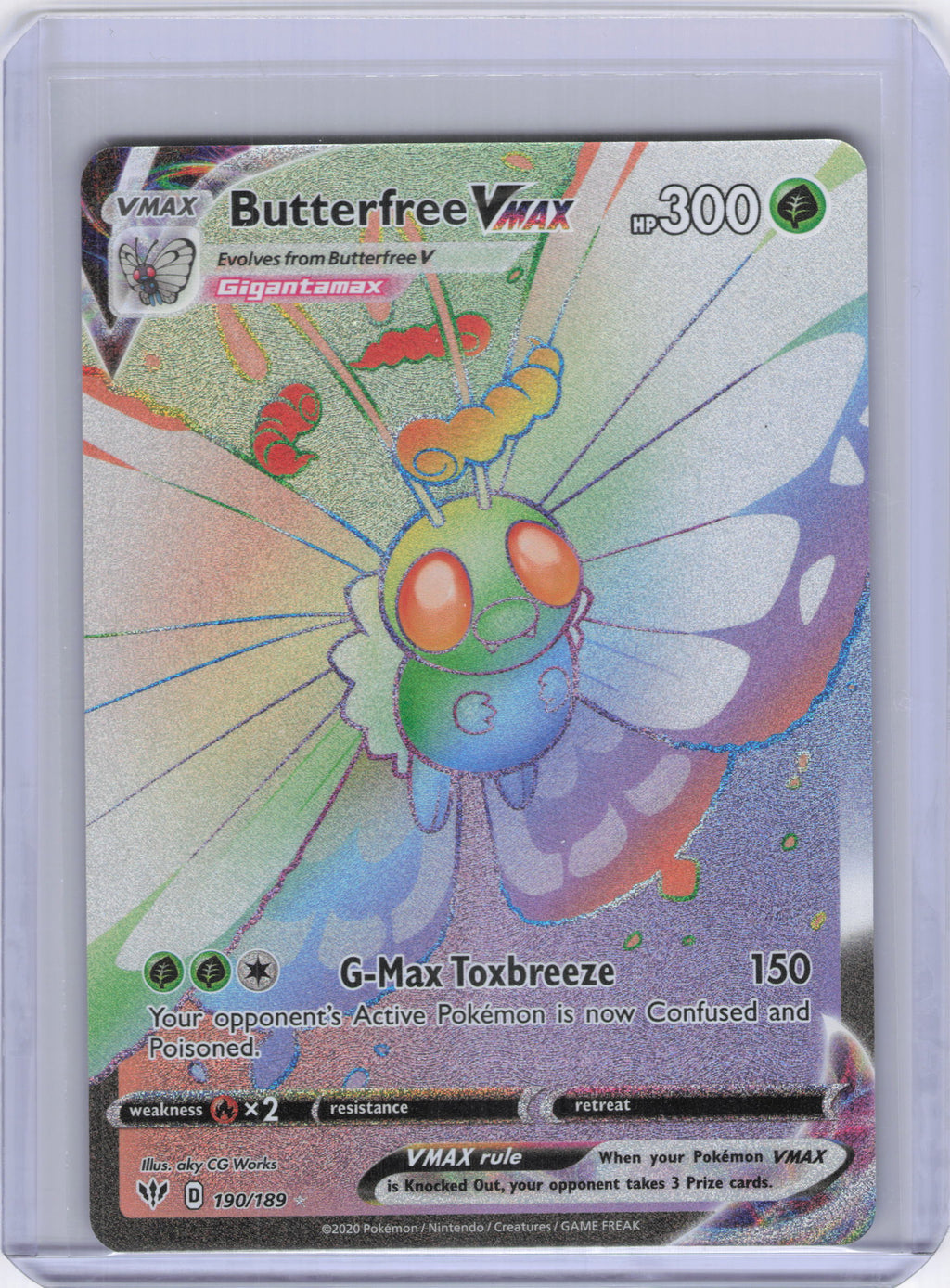 Butterfree VMAX (Secret) - SWSH03: Darkness Ablaze (SWSH03)