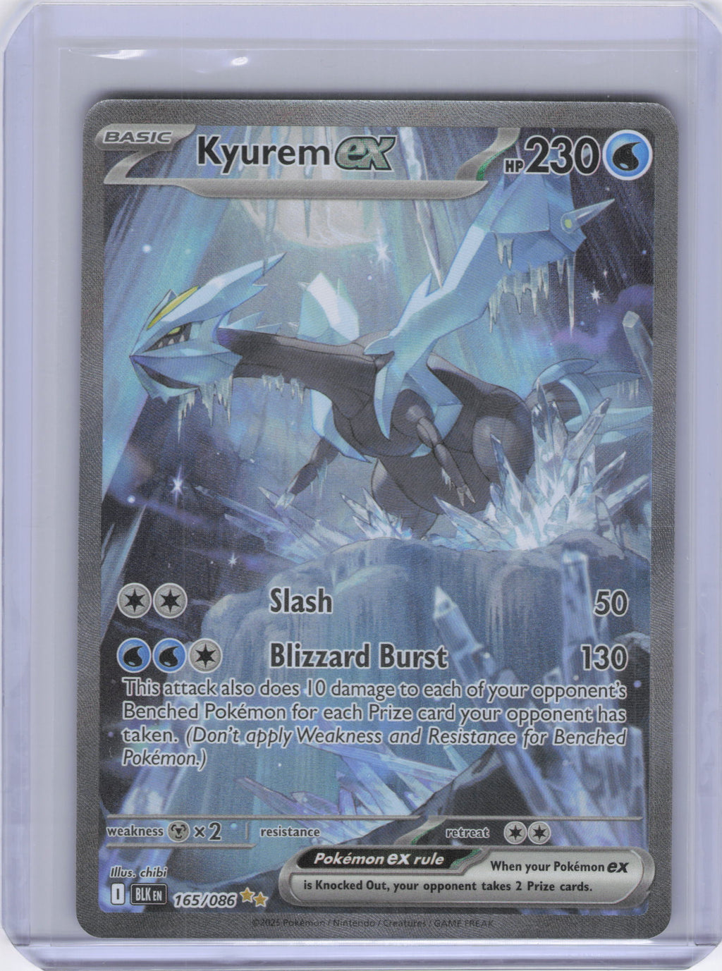 Kyurem ex - 165/086 - SV: Black Bolt (BLK)