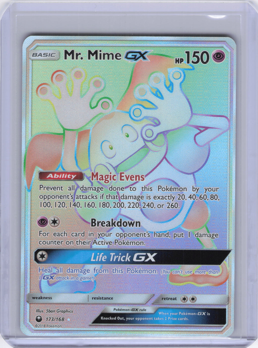 Mr. Mime GX (Secret) - SM - Celestial Storm (CES)