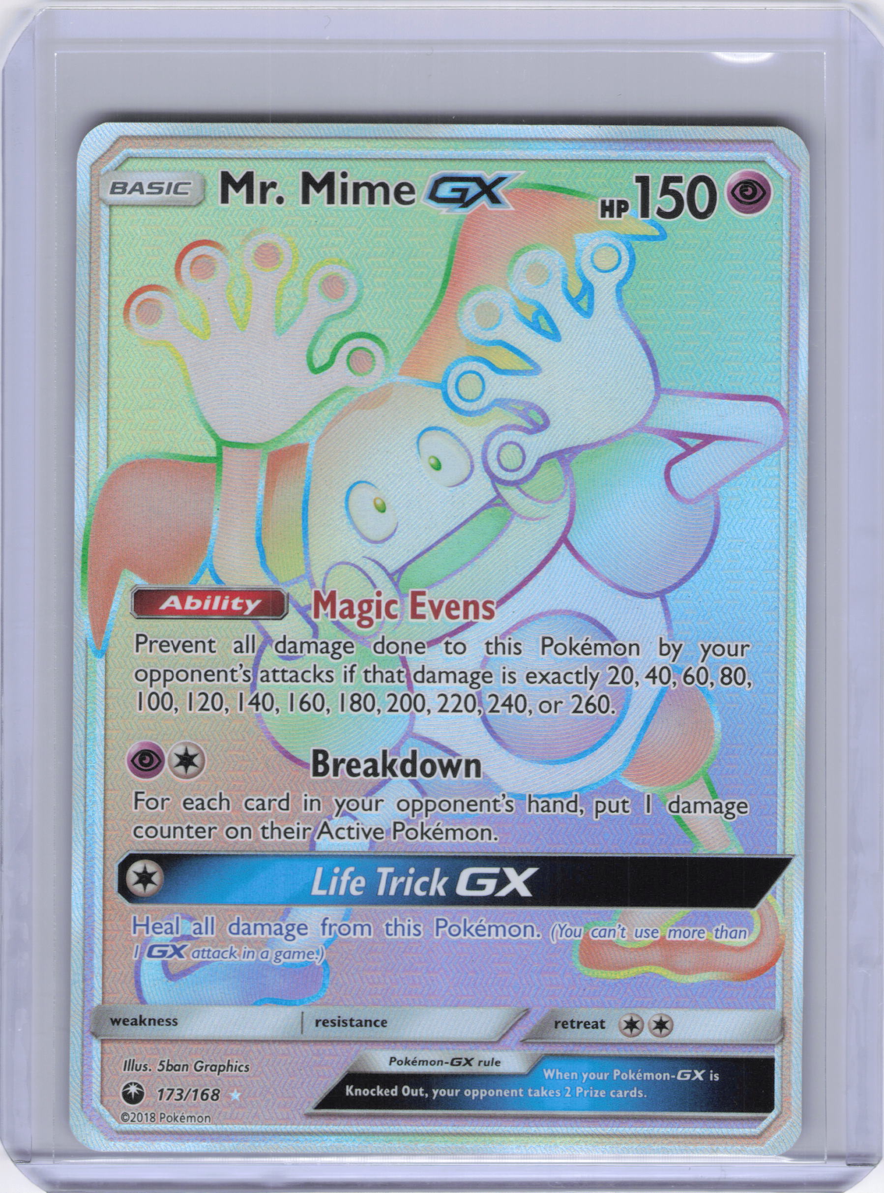 Mr. Mime GX (Secret) - SM - Celestial Storm (CES)