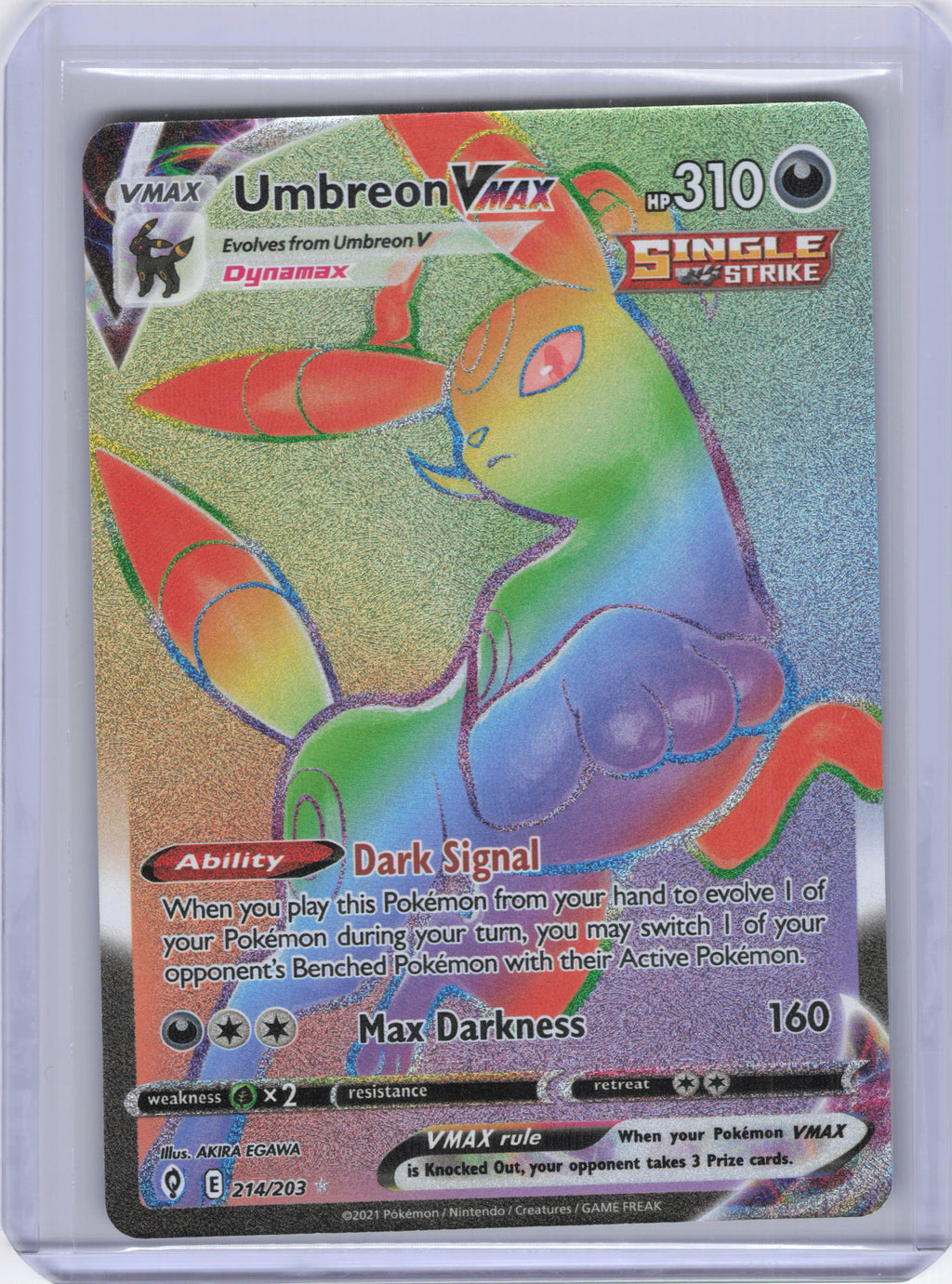 Umbreon VMAX (Secret) - SWSH07: Evolving Skies (SWSH07)