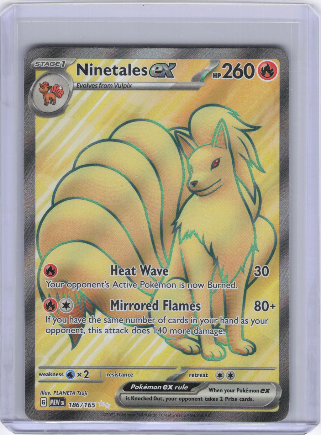Ninetales ex - 186/165 - SV: Scarlet & Violet 151 (MEW)