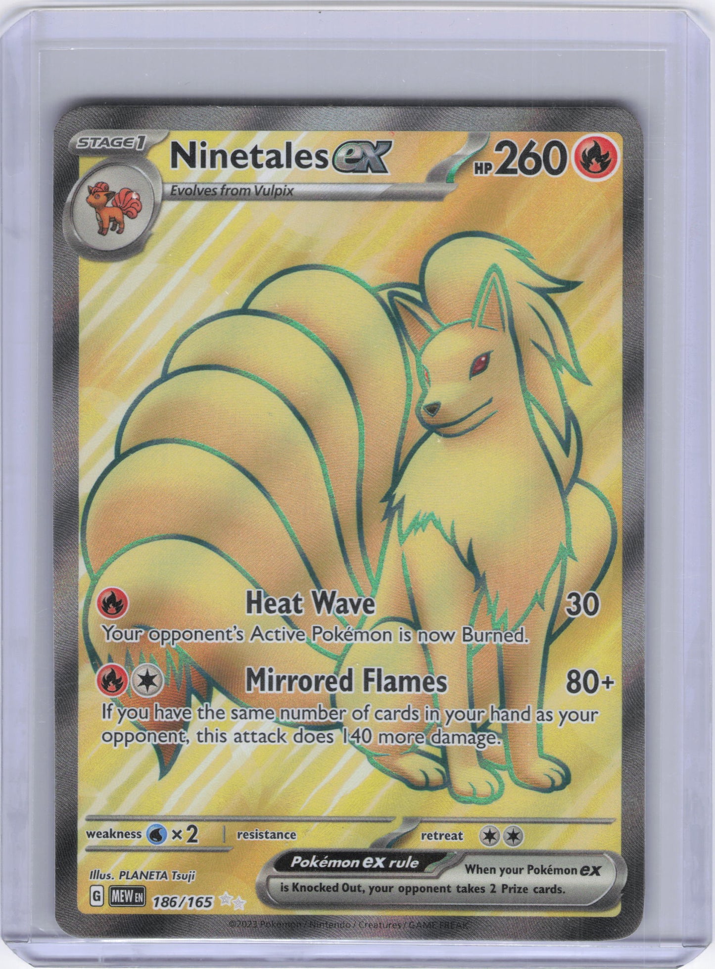 Ninetales ex - 186/165 - SV: Scarlet & Violet 151 (MEW)