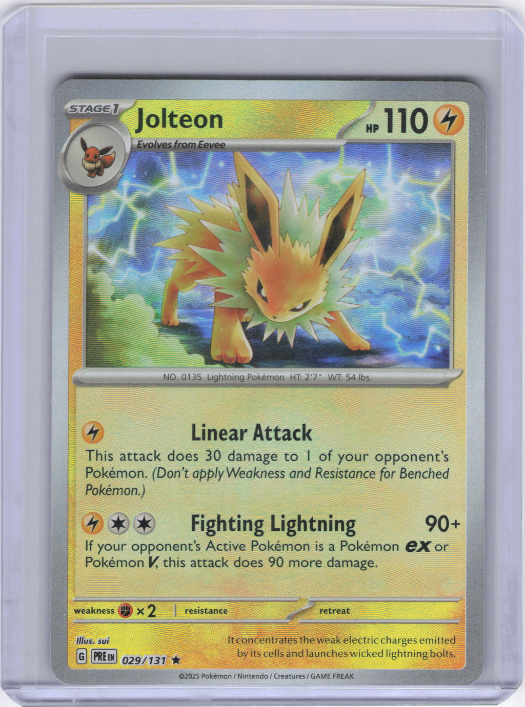 Jolteon (Master Ball Pattern) - SV: Prismatic Evolutions (PRE)