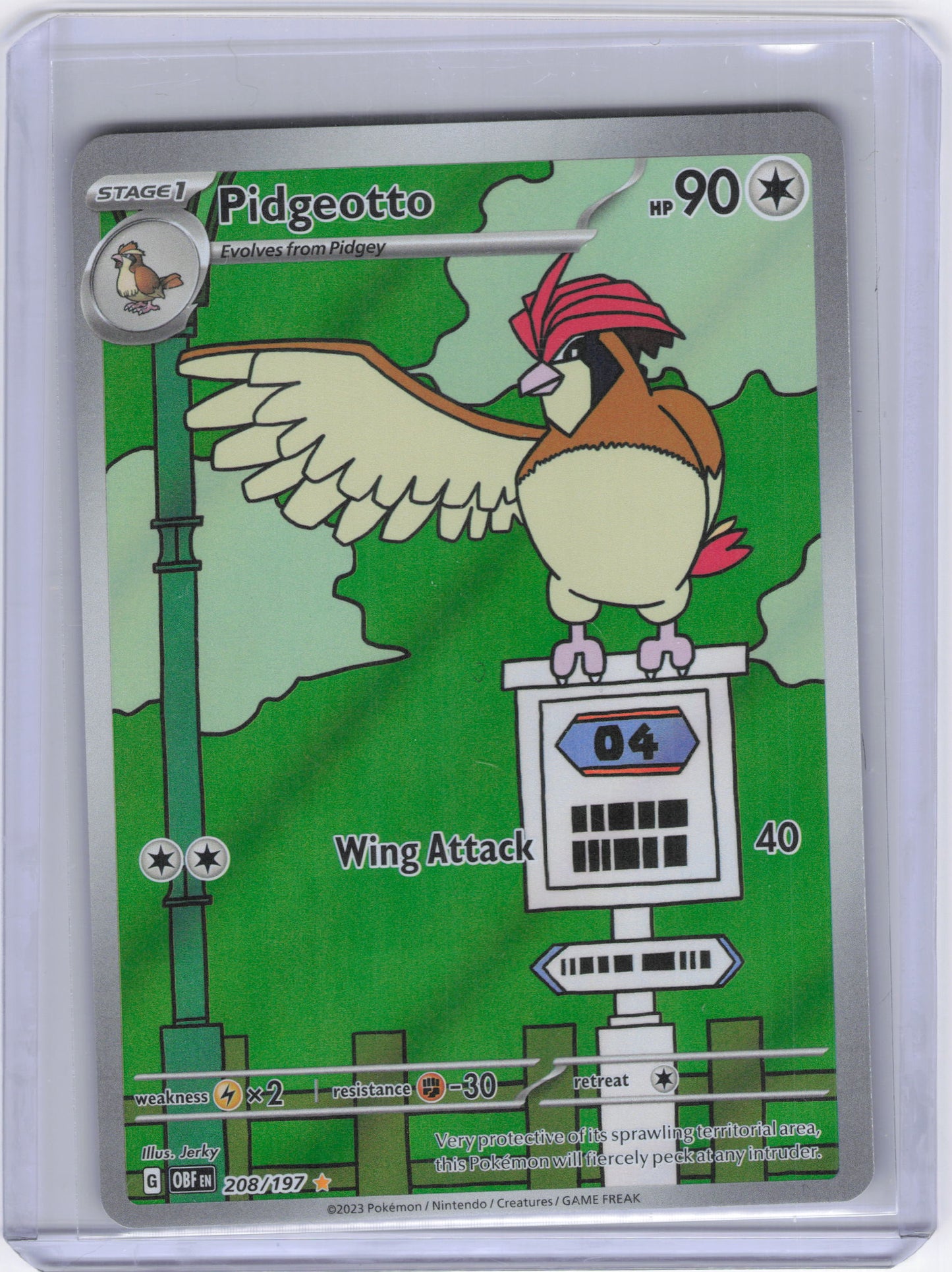 Pidgeotto - 208/197 - SV03: Obsidian Flames (OBF)
