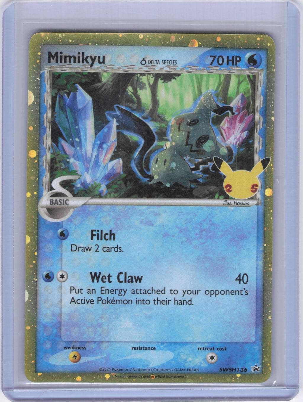 Mimikyu (Delta Species) - SWSH136 - SWSH: Sword & Shield Promo Cards (SWSD)