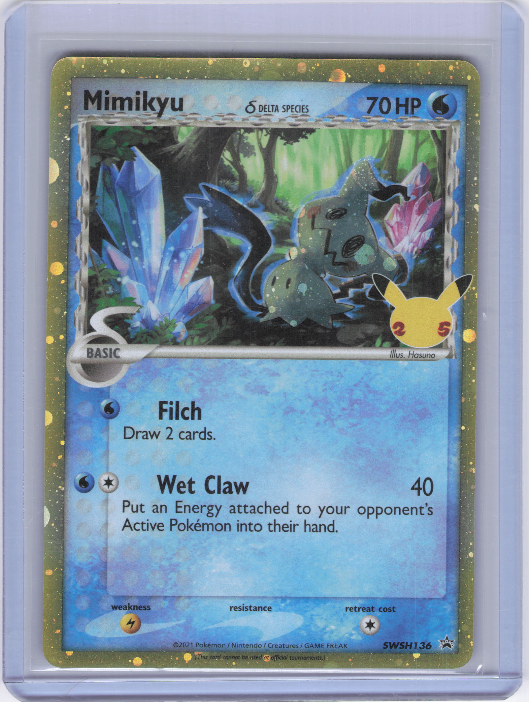 Mimikyu (Delta Species) - SWSH136 - SWSH: Sword & Shield Promo Cards (SWSD)