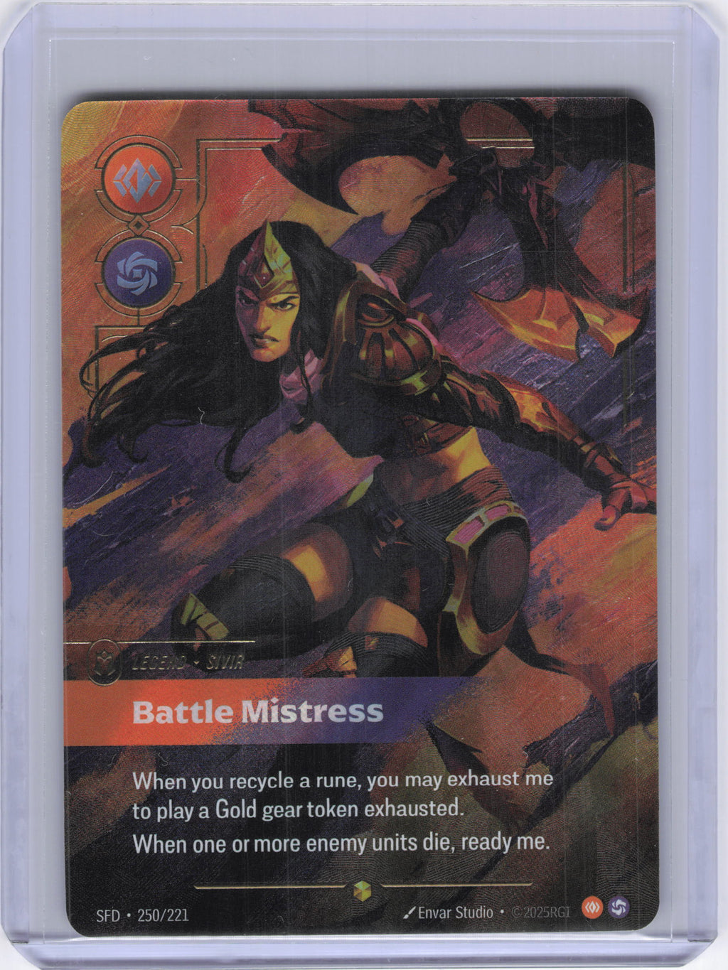 Sivir - Battle Mistress (Overnumbered) - Spiritforged (SFD)