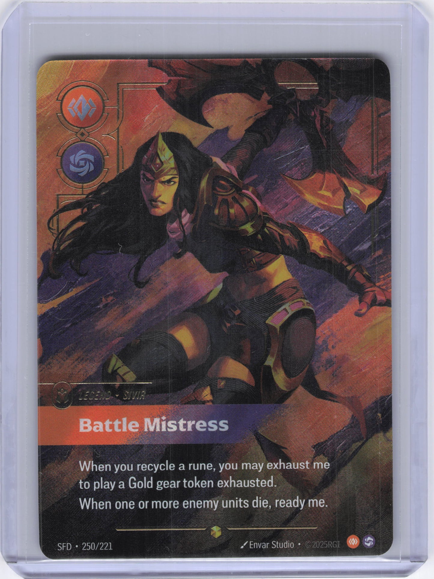 Sivir - Battle Mistress (Overnumbered) - Spiritforged (SFD)