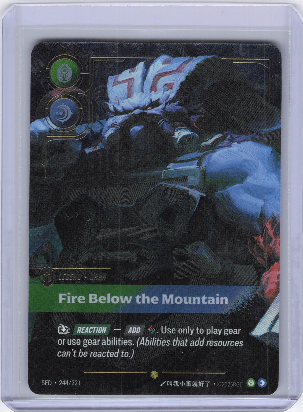 Ornn - Fire Below the Mountain (Overnumbered) - Spiritforged (SFD)
