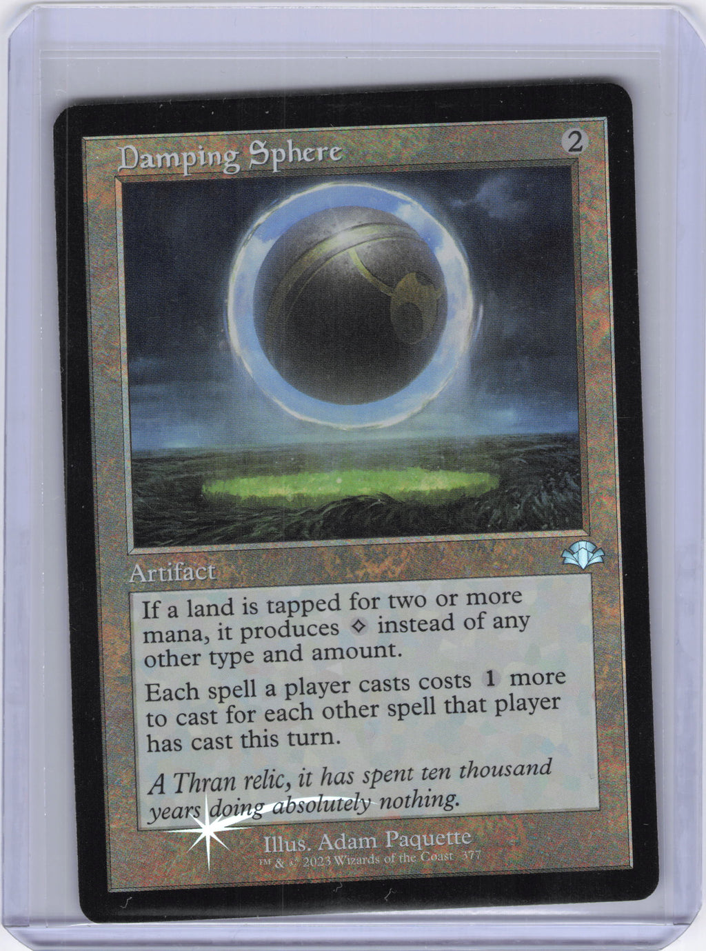 Damping Sphere (Retro Frame) - Dominaria Remastered (DMR) (Foil)
