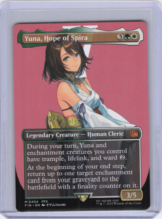 Yuna, Hope of Spira (Borderless) - FINAL FANTASY (FIN)