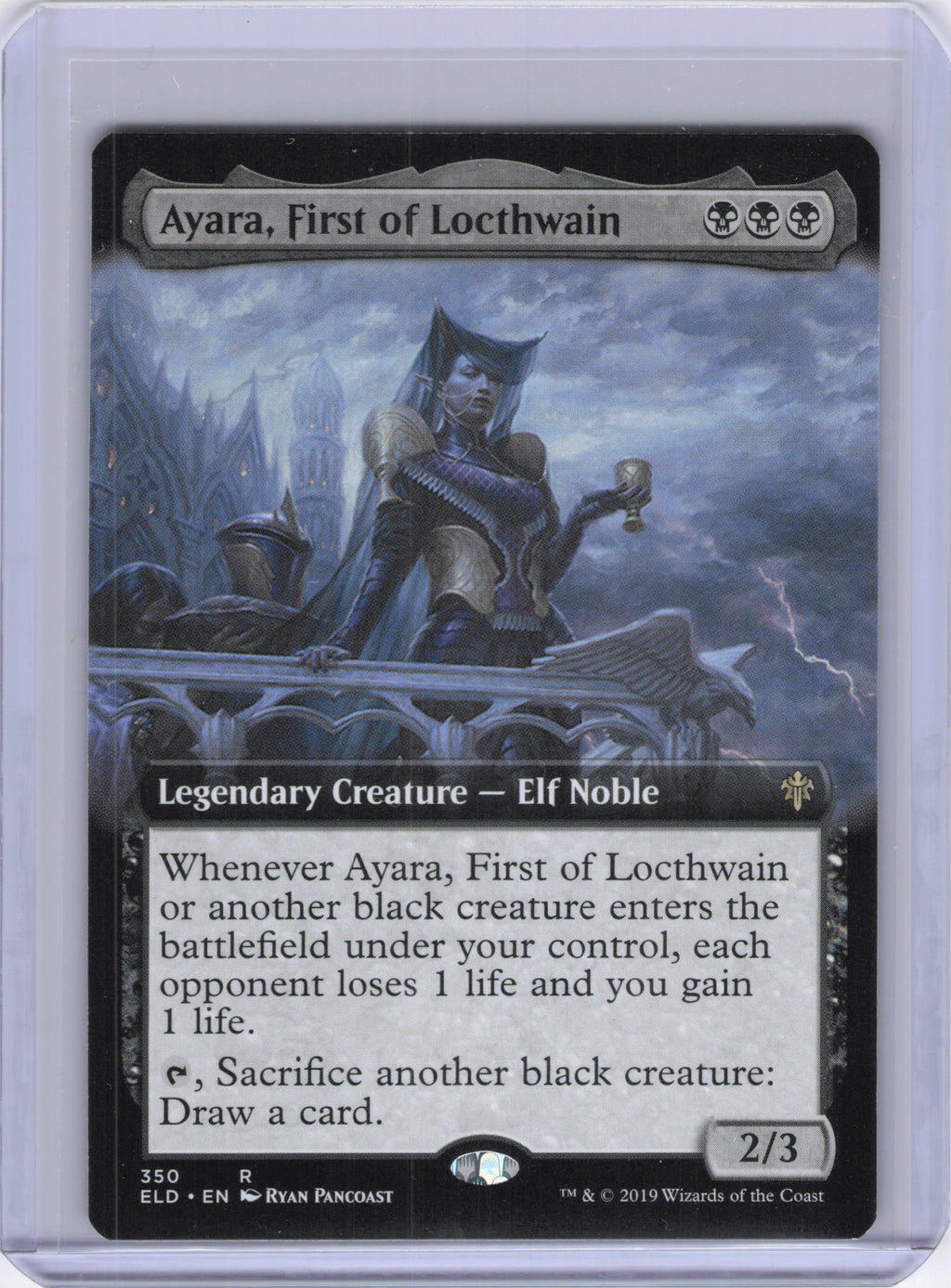 Ayara, First of Locthwain (Extended Art) - Throne of Eldraine (ELD)