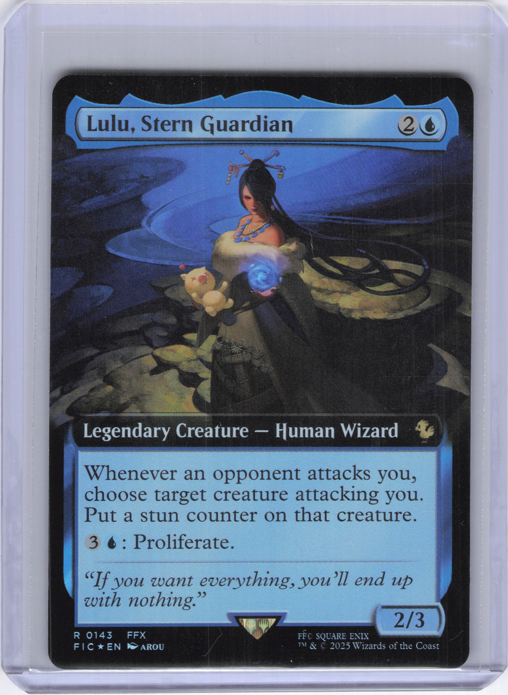 Lulu, Stern Guardian (Extended Art) - Commander: FINAL FANTASY (FIC) (Foil)
