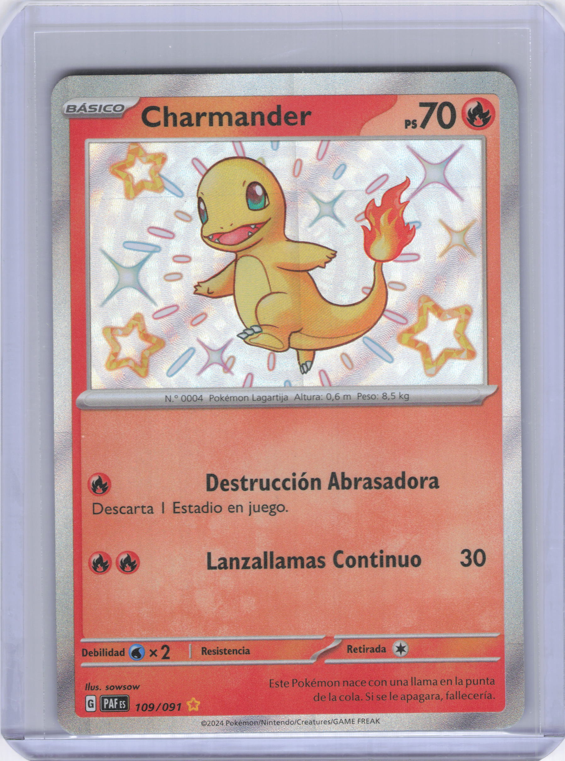 Charmander - 109/091 - SV: Paldean Fates (PAF)