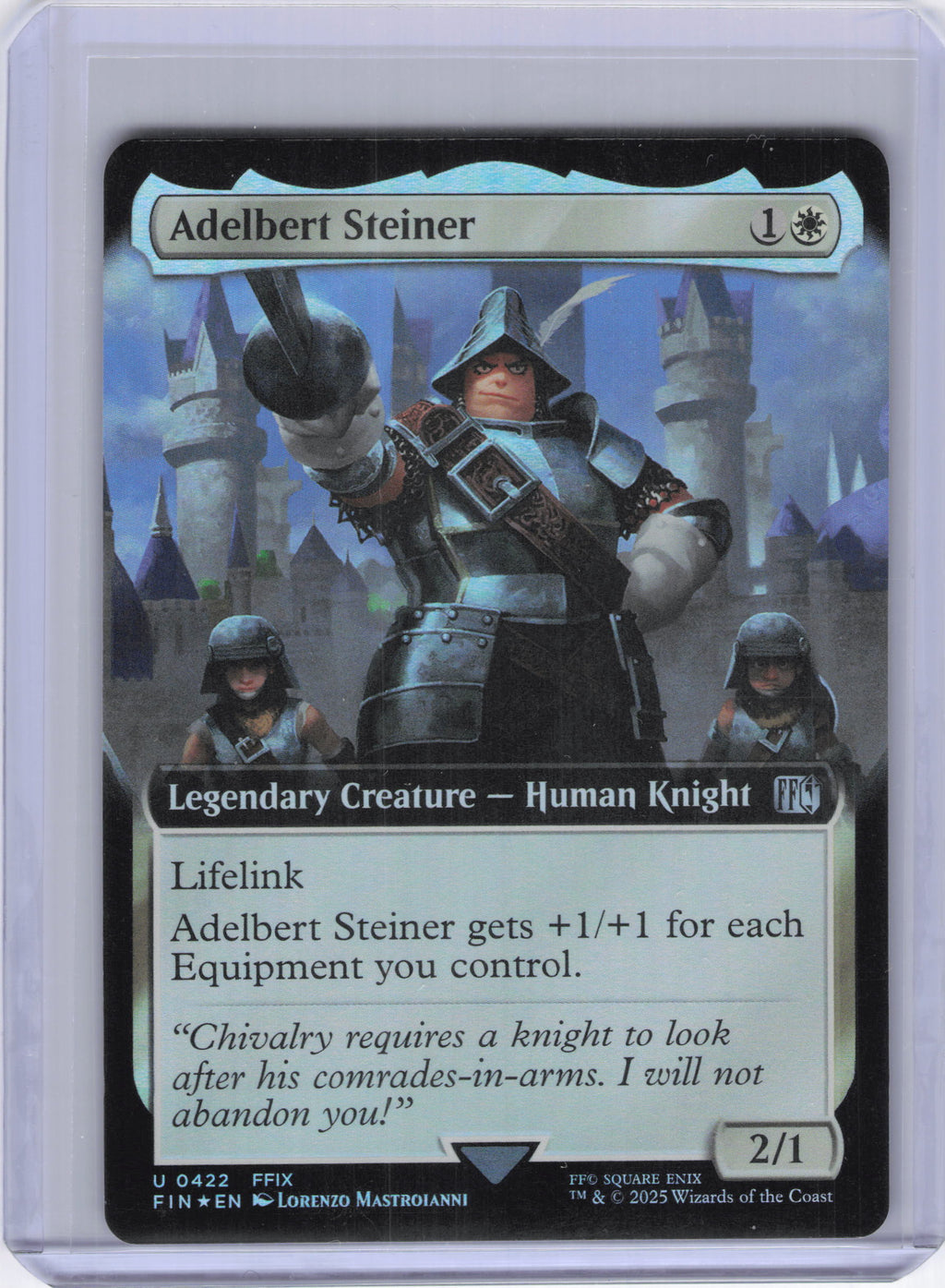 Adelbert Steiner (Extended Art) - FINAL FANTASY (FIN) (Foil)